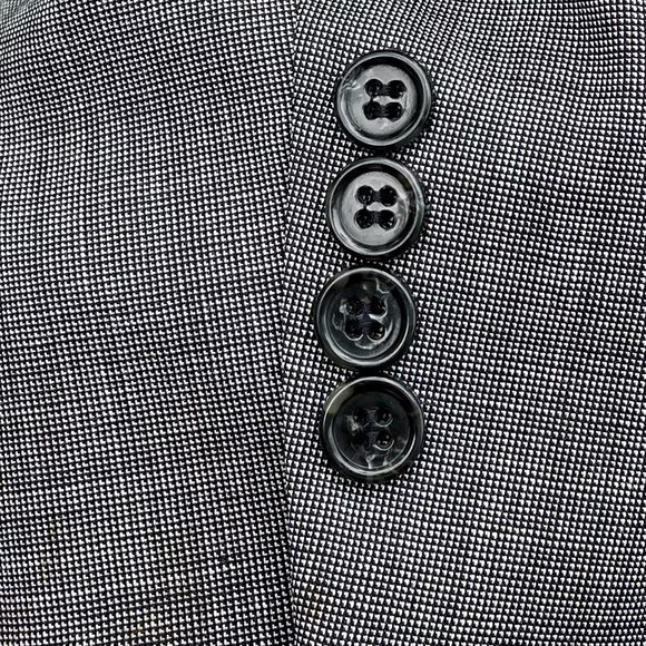 Calvin Klein Gray Wool Blazer Sport Coat Two Button Casual Jacket Size 44R - Picture 5 of 14